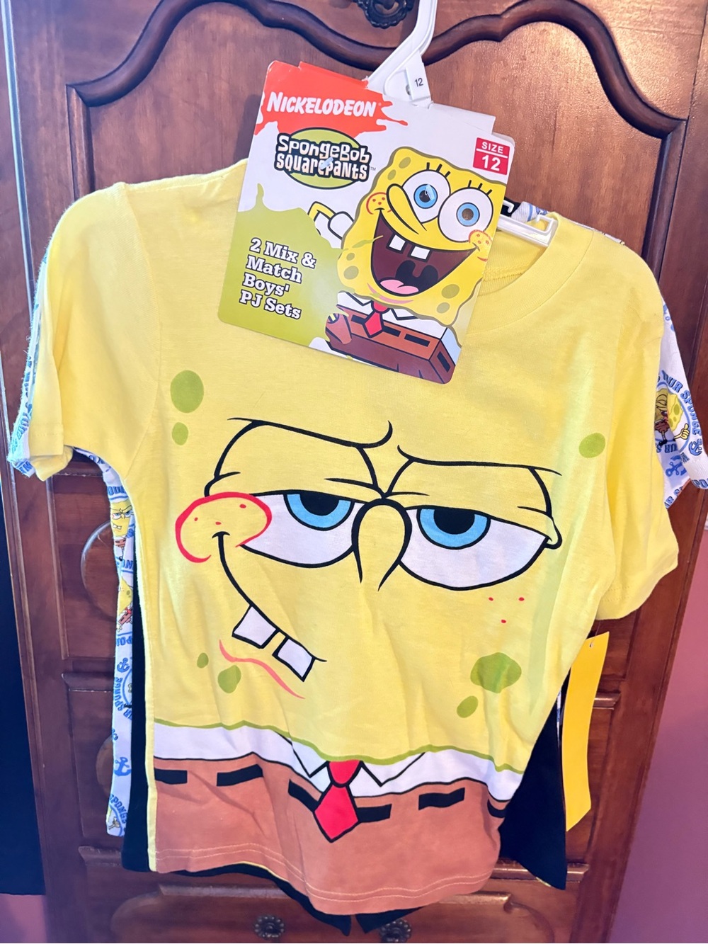 Kohl's Nickelodeon SpongeBob SquarePants Yellow Graphic Tee